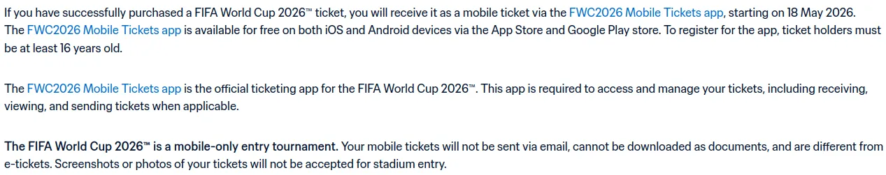 ticket policy
