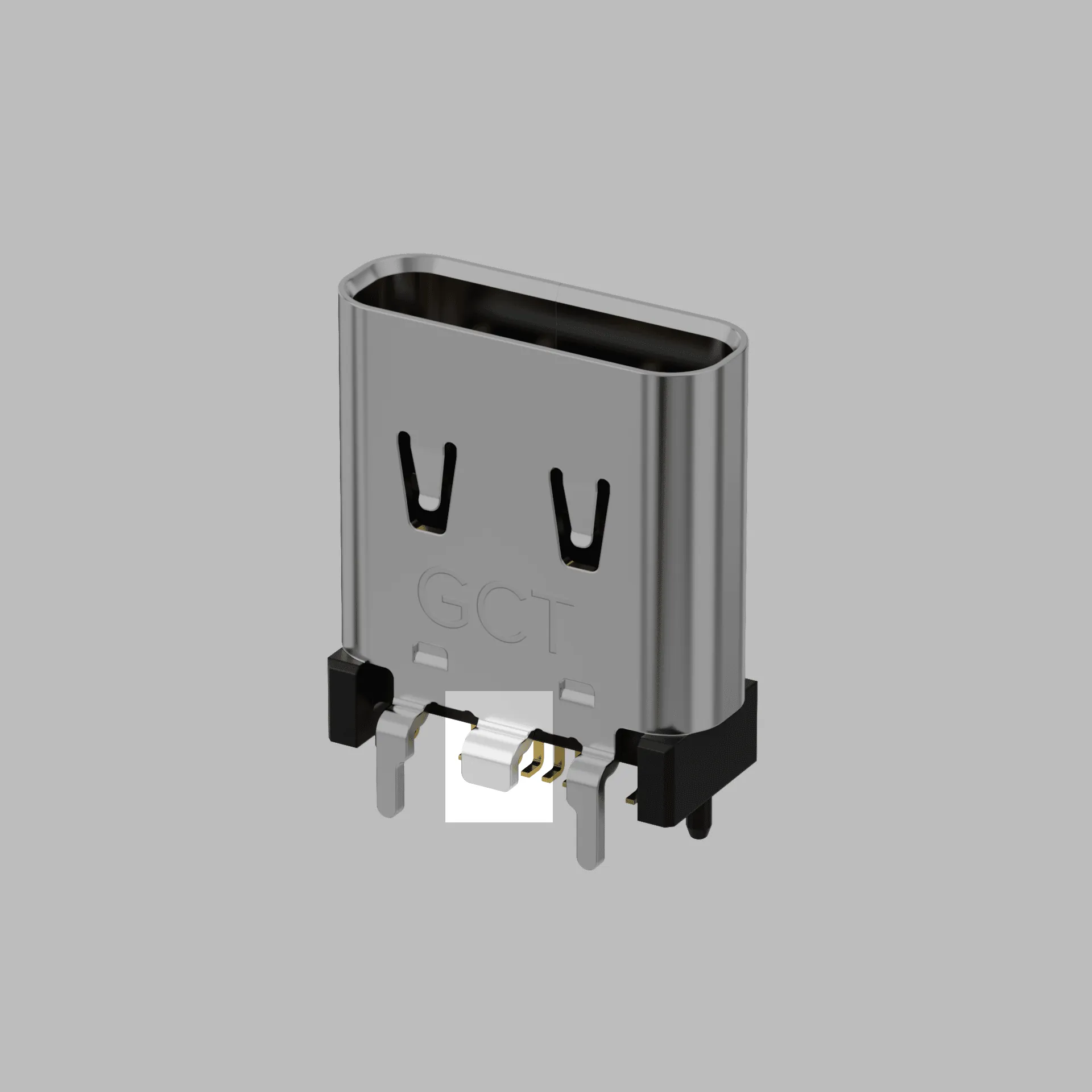 metal slaps of USB-C connector